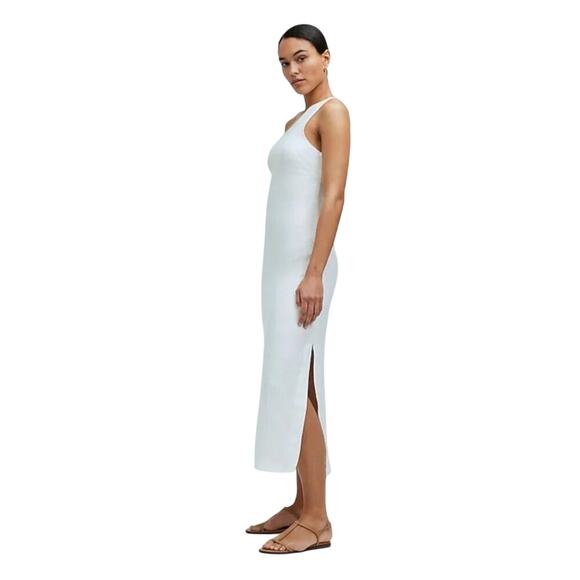 NWT Madewell Womens One-Shoulder Midi Dress in Lighthouse NQ624 Size 14 - Picture 10 of 14